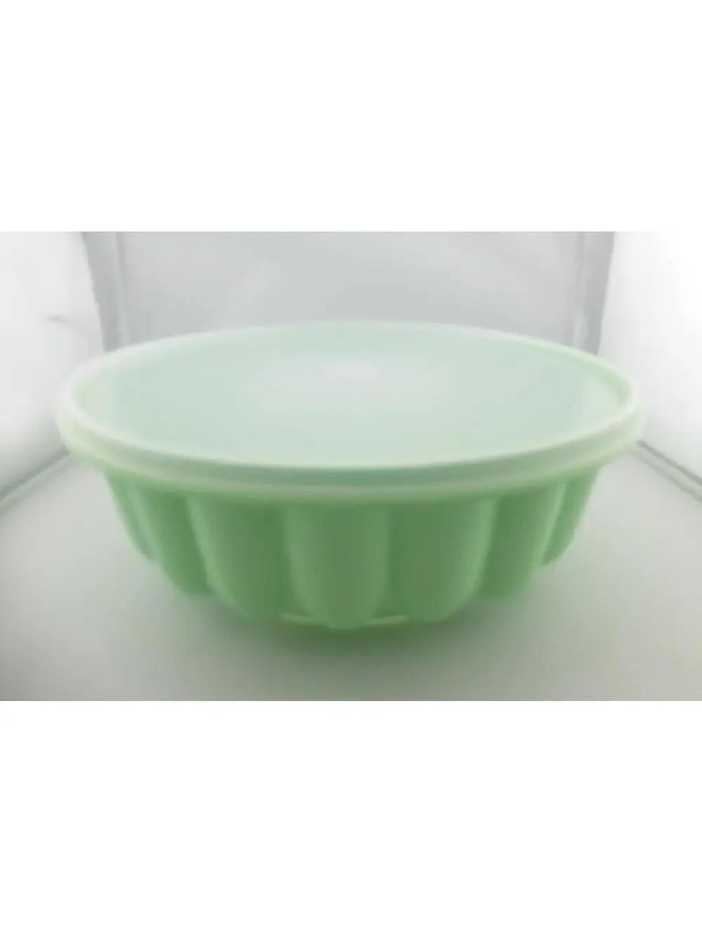 Vintage Tupperware Mint Green Jello Mold with Lid - Home